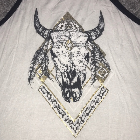 Bull skull tank top - Picture 2 of 3